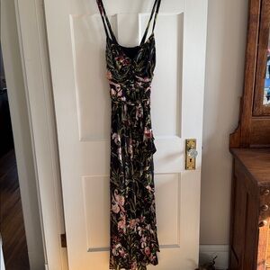 🌸 Maeve by Anthropologie Gabriela long floral ruffled maxi dress. Size XL.